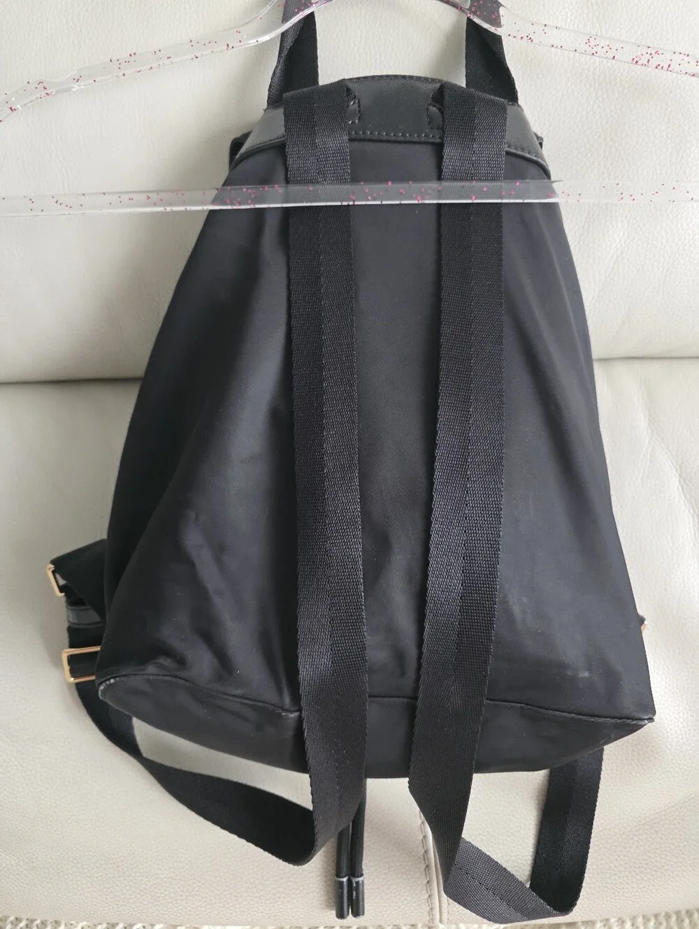 Tory Burch Black Nylon Backpack - Sleek Everyday Bag